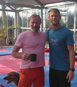 Luke WIlls with WIm Hof